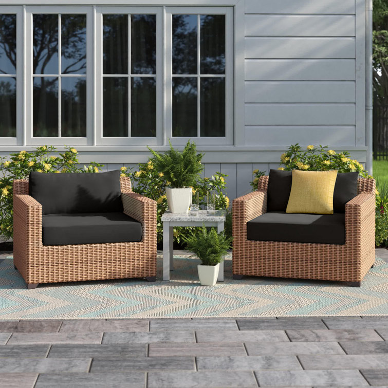 Sol 72 Outdoor™ Waterbury Patio Chair with Cushions & Reviews Wayfair